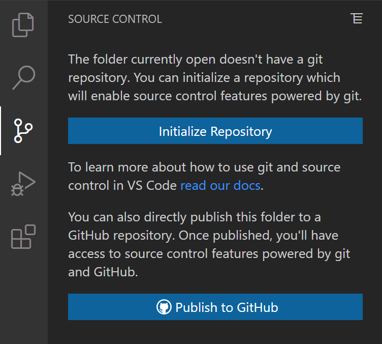 Git alustus