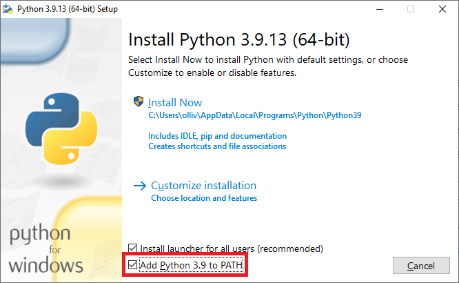 Updating the PATH environment variable